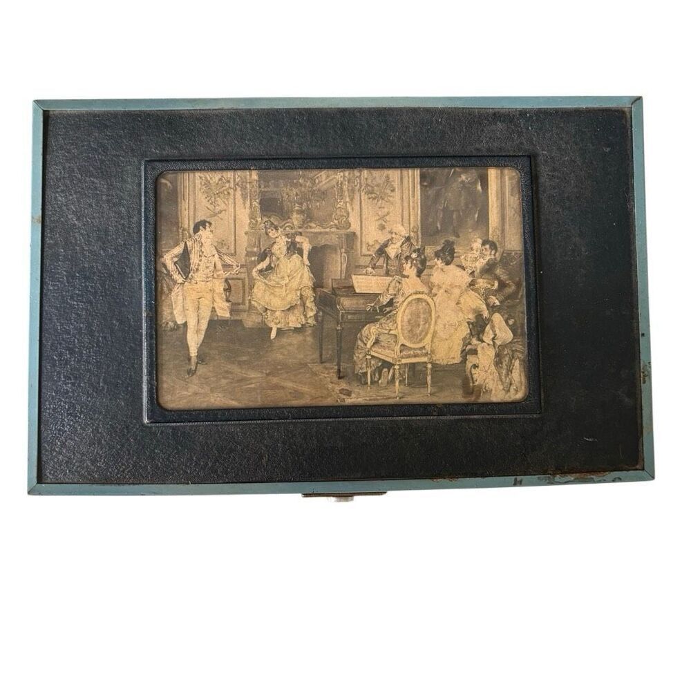 Vintage 1930’s Wooden Cigar Box - Picture 3 of 9
